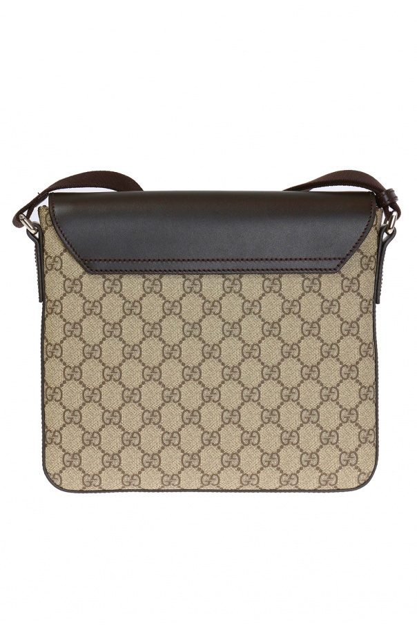 gucci logo plaque shoulder bag